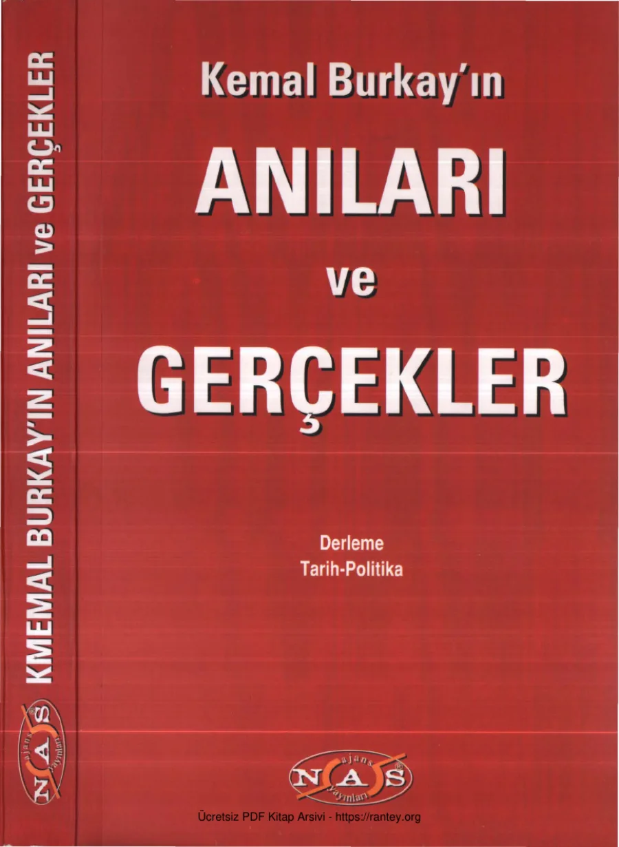 Kemal Burkayın Anıları ve Gerçekler Nas Yayınları kapak görseli