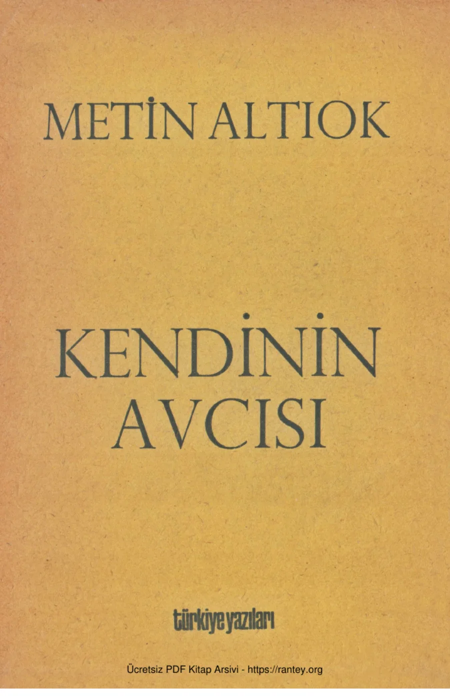 Kendinin Avcısı Türkiye kapak görseli