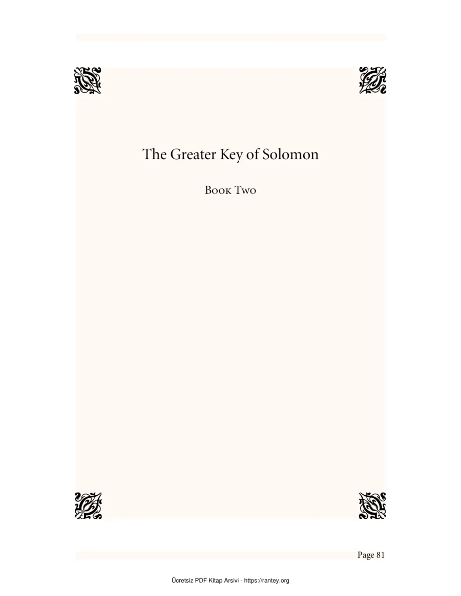 Key of Solomon kapak görseli