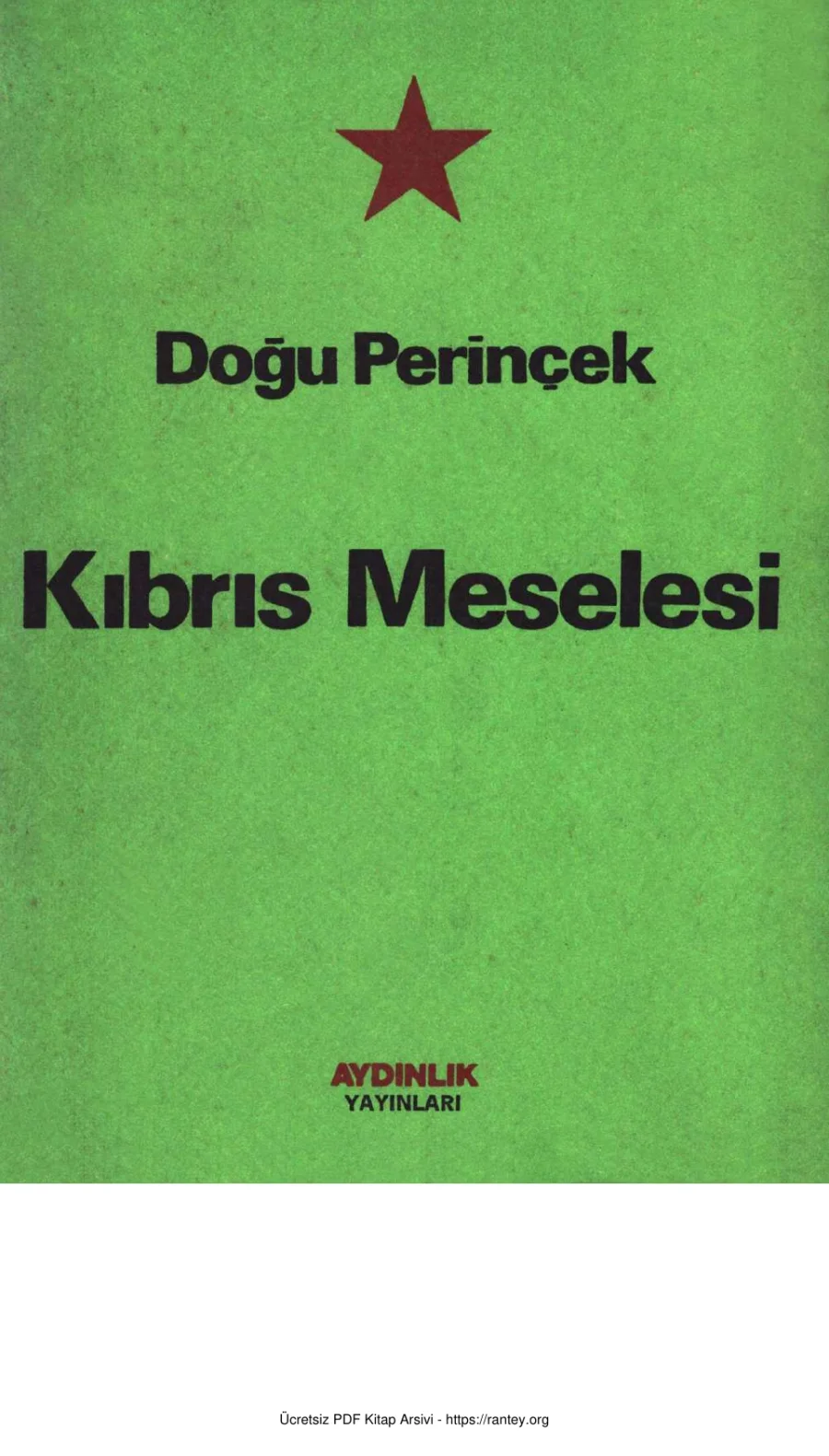Kıbrıs Meselesi Aydınlık Yayınları kapak görseli