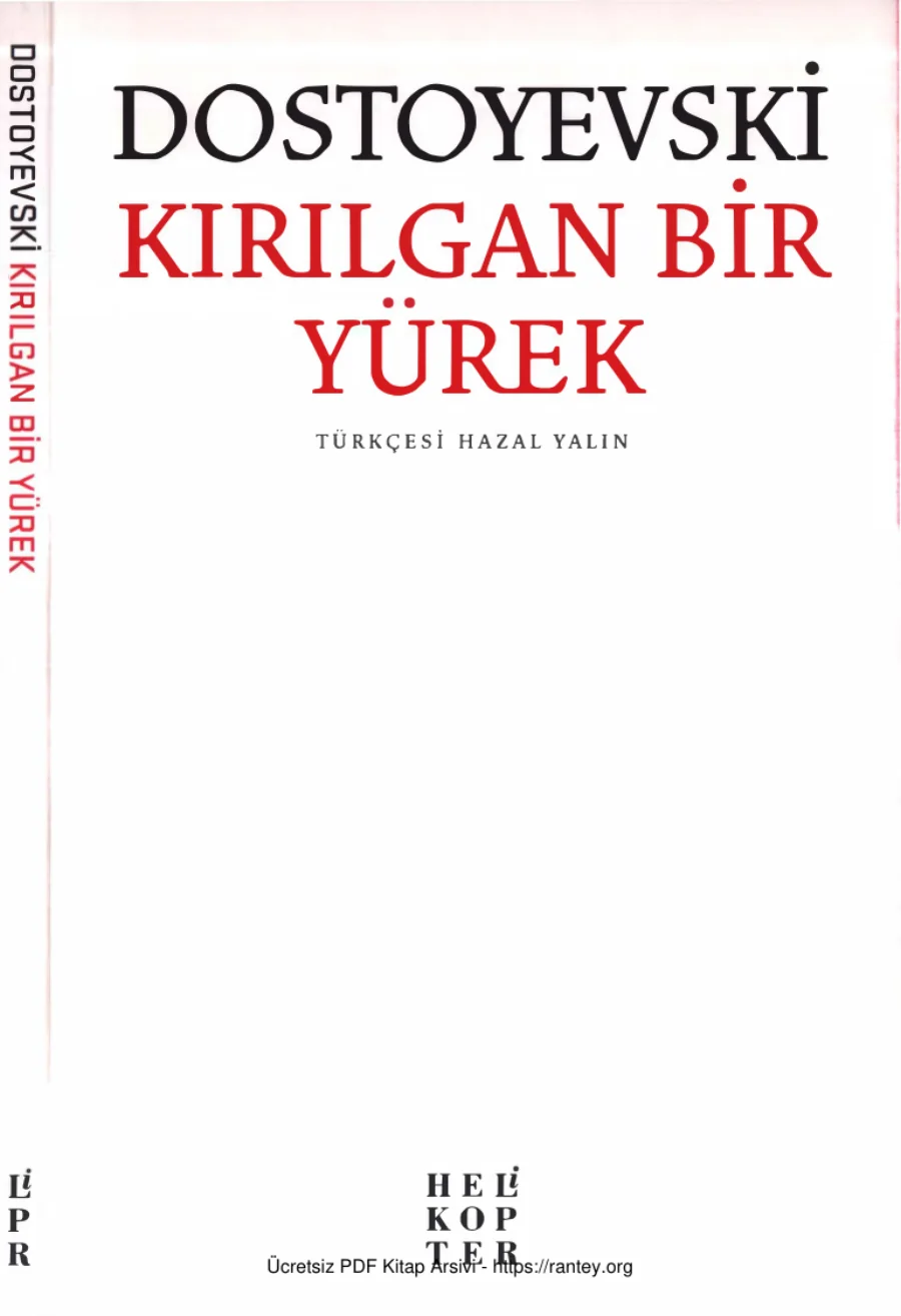 Kırılgan Bir Yürek Helikopter Yayınları kapak görseli