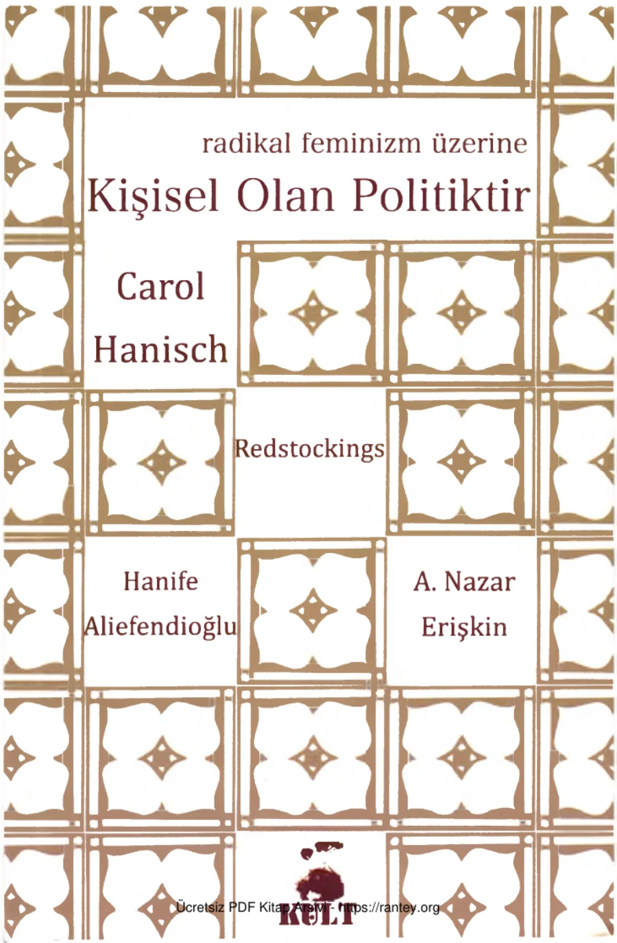 Kişisel Olan Politiktir Kült Yayınları kapak görseli