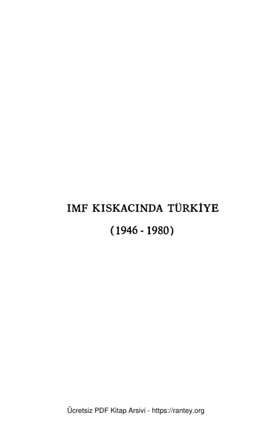 Kıskacında Türkiye 1946 1980 kapak görseli
