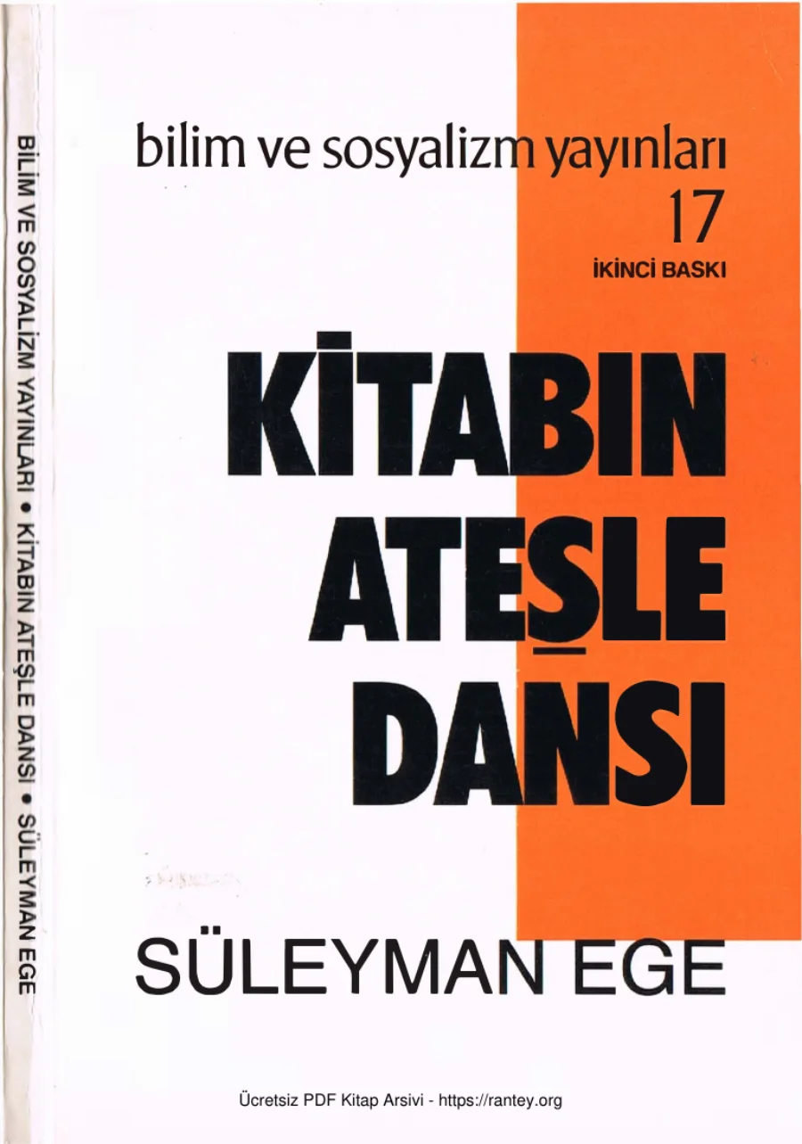 Kitabın Ateşle Dansı kapak görseli
