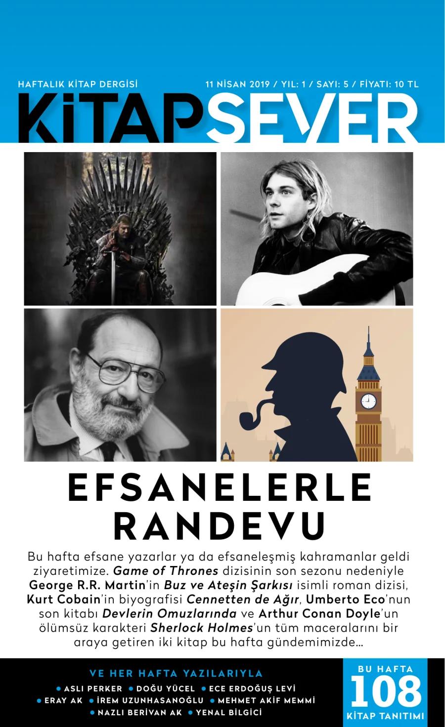 Kitapsever - 11 Nisan 2019 kapak görseli