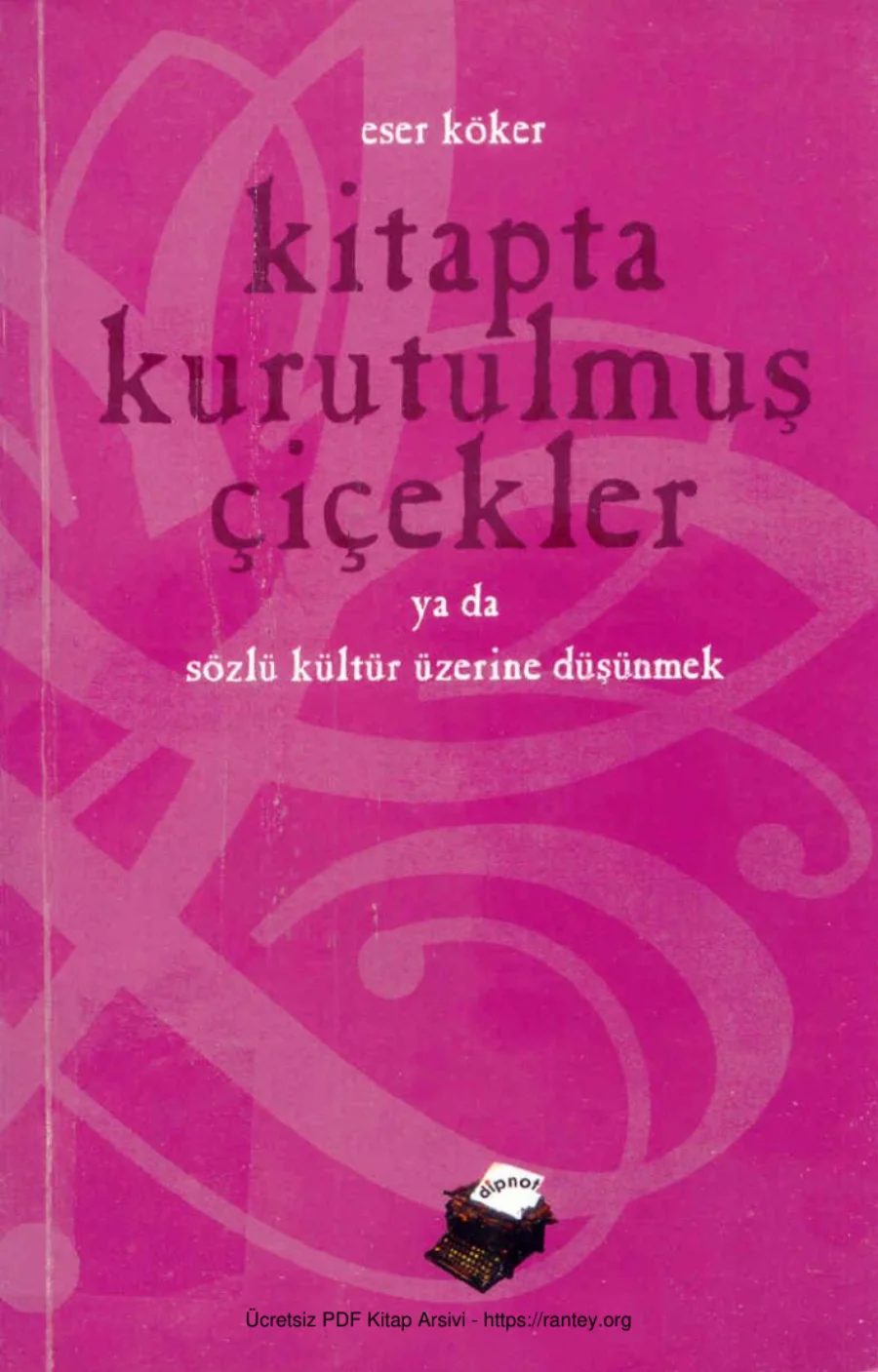 Kitapta Kurutulmuş Çiçekler kapak görseli