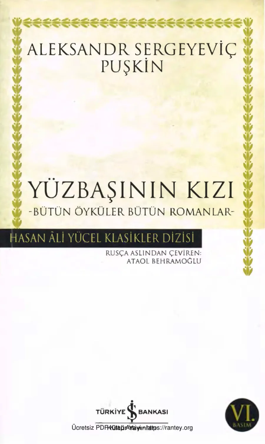 Kızı İş Bankası Yayınları kapak görseli