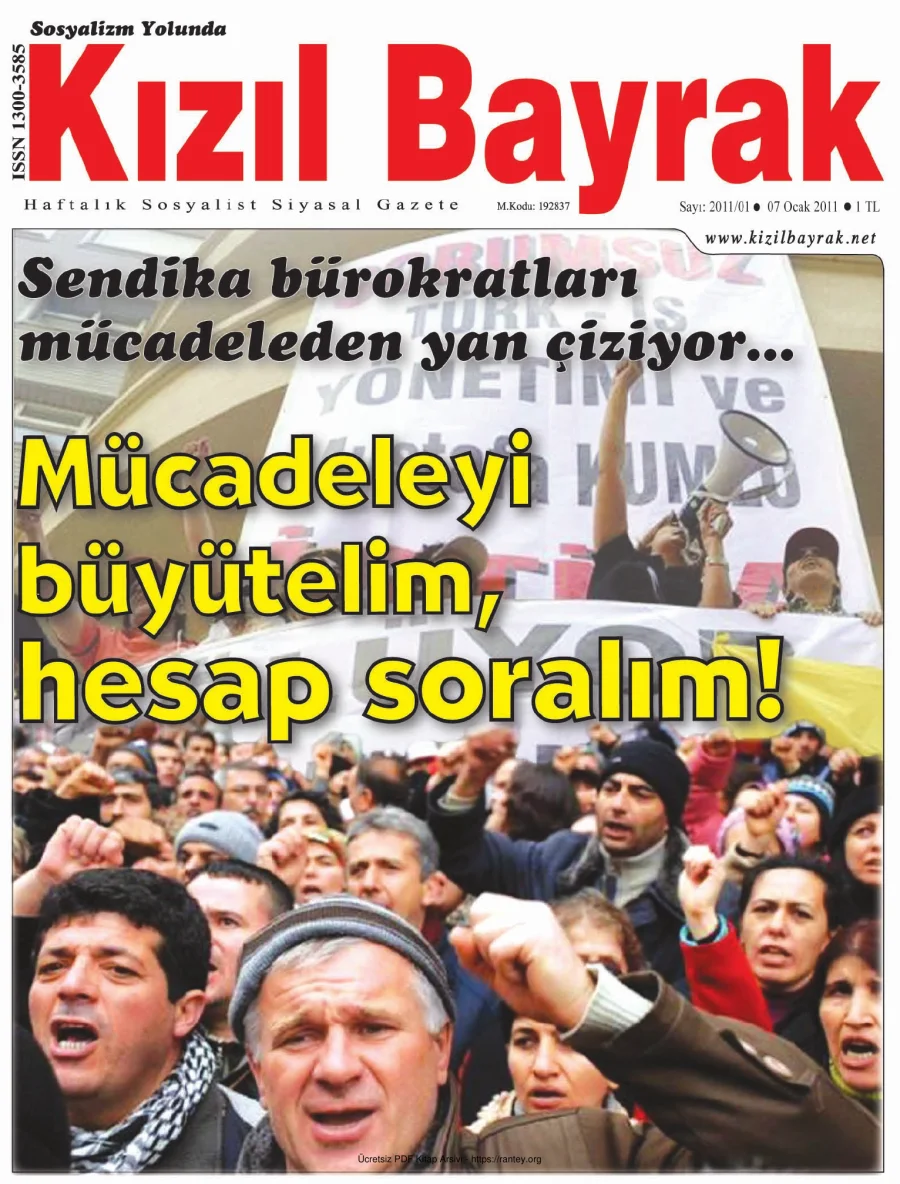 Kızılbayrak 2011 Sayı 01 07 Ocak kapak görseli
