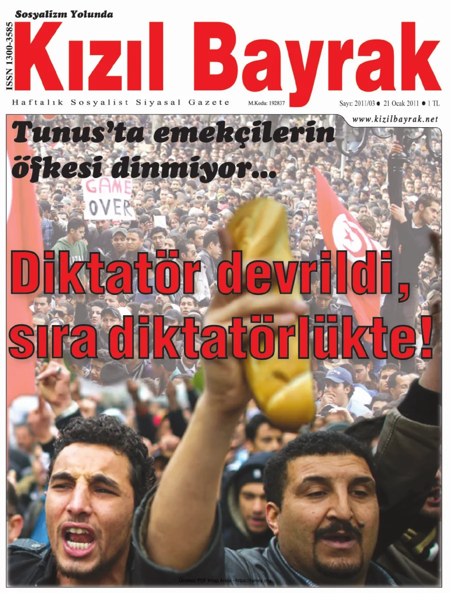 Kızılbayrak 2011 Sayı 03 21 Ocak kapak görseli