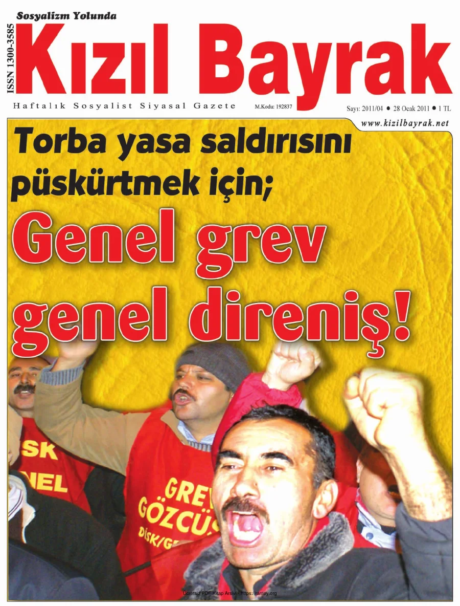 Kızılbayrak 2011 Sayı 04 28 Ocak kapak görseli