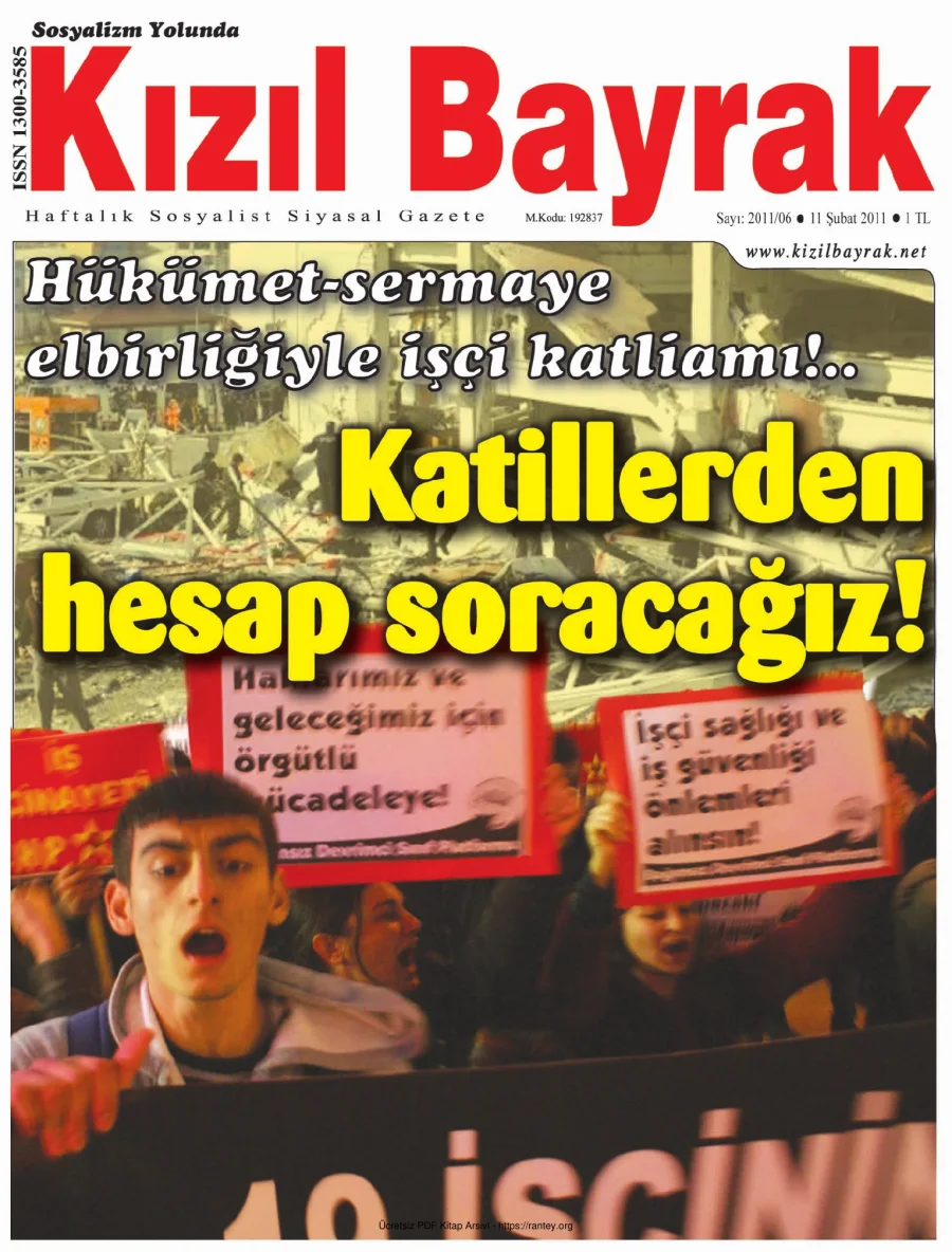Kızılbayrak 2011 Sayı 06 11 Şubat kapak görseli