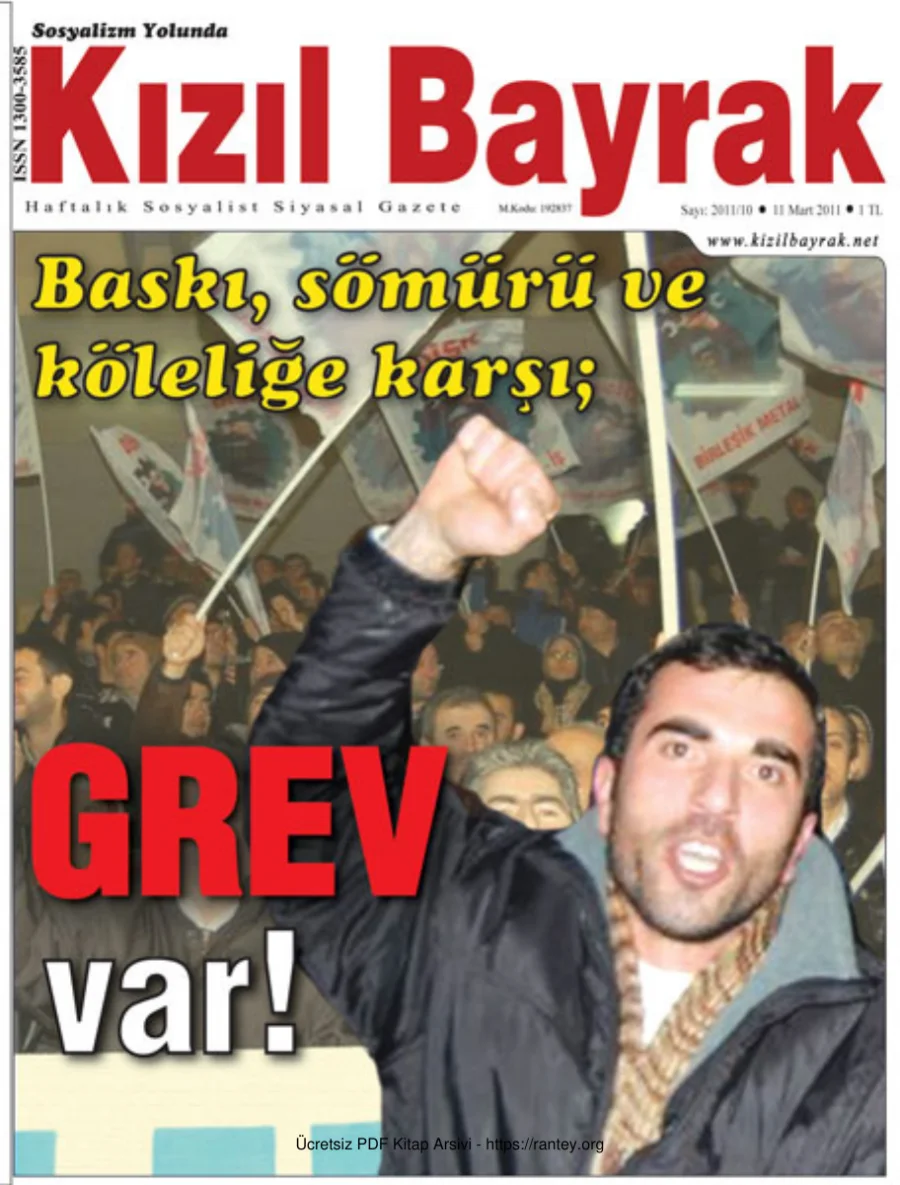 Kızılbayrak 2011 Sayı 10 11 Mart kapak görseli