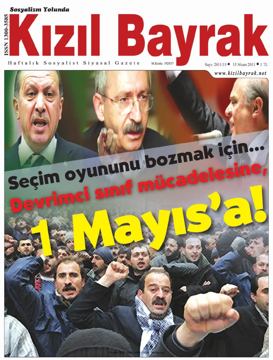 Kızılbayrak 2011 Sayı 15 15 Nisan kapak görseli
