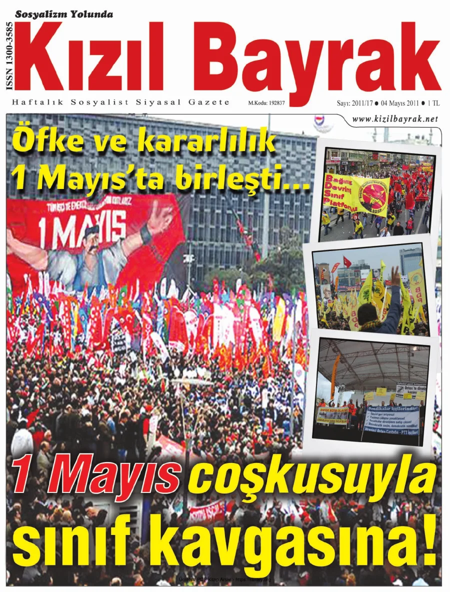 Kızılbayrak 2011 Sayı 17 04 Mayıs kapak görseli