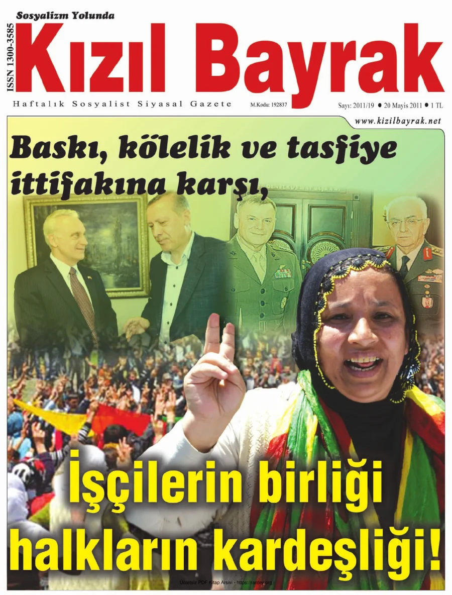 Kızılbayrak 2011 Sayı 19 20 Mayıs kapak görseli