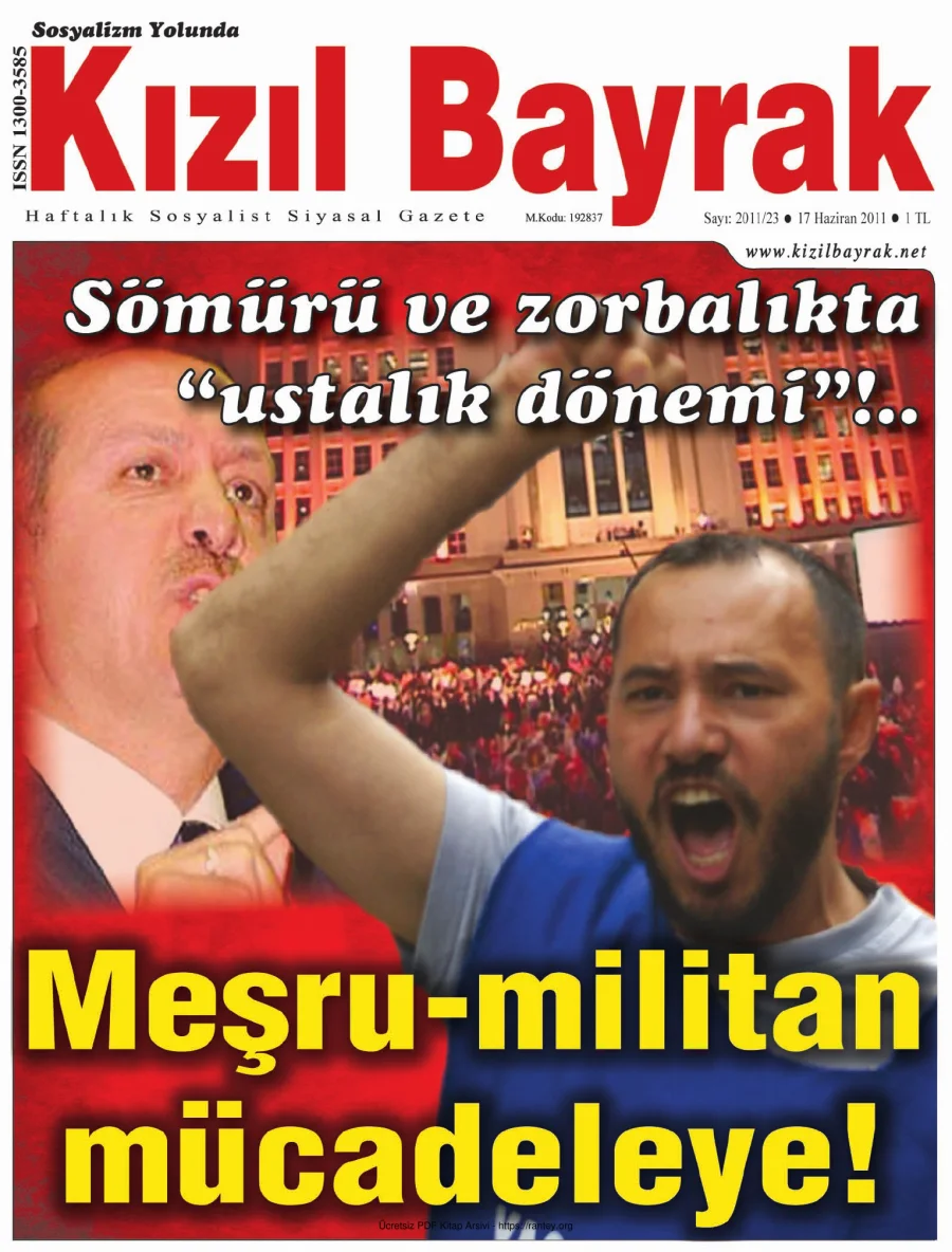 Kızılbayrak 2011 Sayı 23 17 Haziran kapak görseli