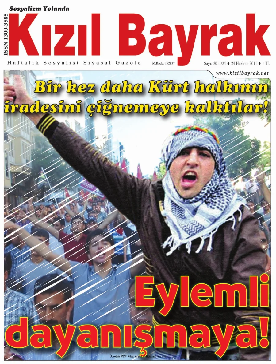 Kızılbayrak 2011 Sayı 24 24 Haziran kapak görseli