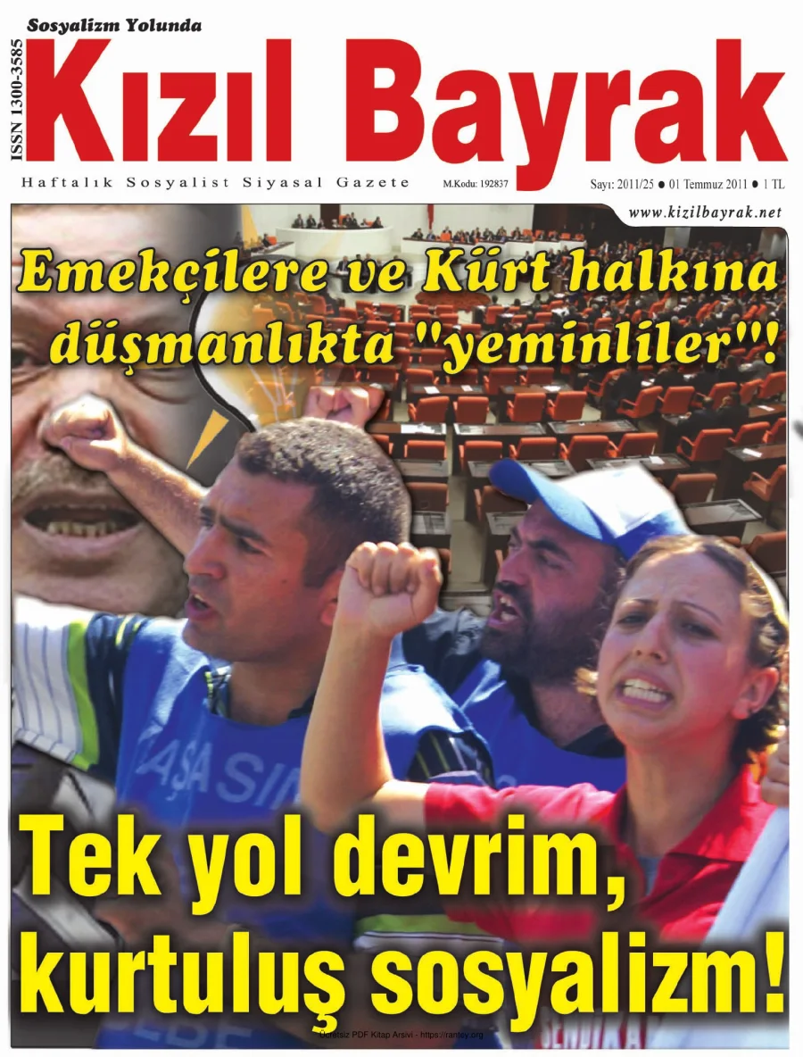 Kızılbayrak 2011 Sayı 25 01 Temmuz kapak görseli
