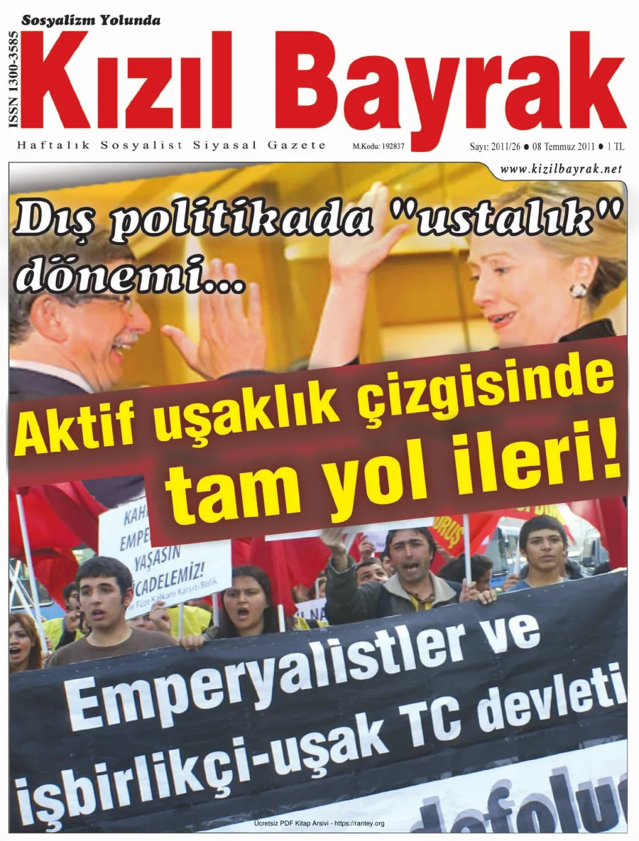 Kızılbayrak 2011 Sayı 26 08 Temmuz kapak görseli