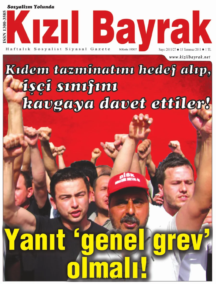 Kızılbayrak 2011 Sayı 27 15 Temmuz kapak görseli