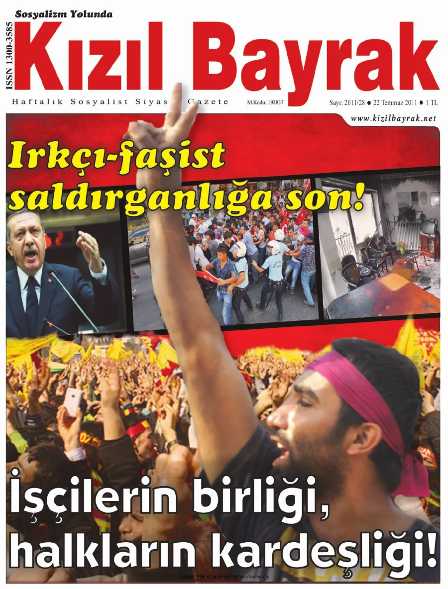 Kızılbayrak 2011 Sayı 28 22 Temmuz kapak görseli