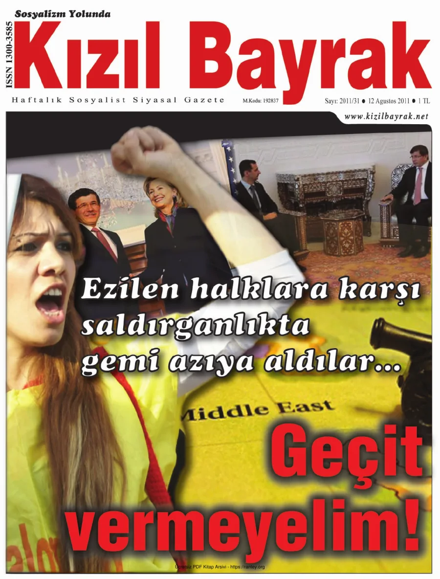 Kızılbayrak 2011 Sayı 31 12 Ağustos kapak görseli