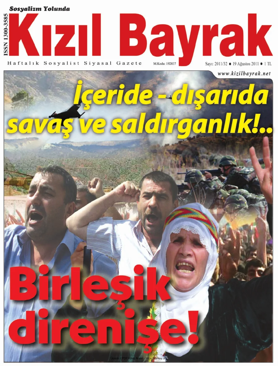 Kızılbayrak 2011 Sayı 32 19 Ağustos kapak görseli