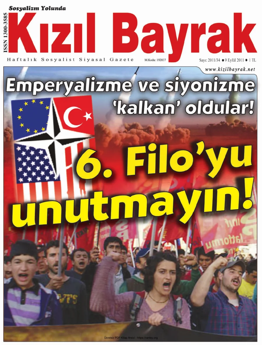 Kızılbayrak 2011 Sayı 34 09 Eylül kapak görseli