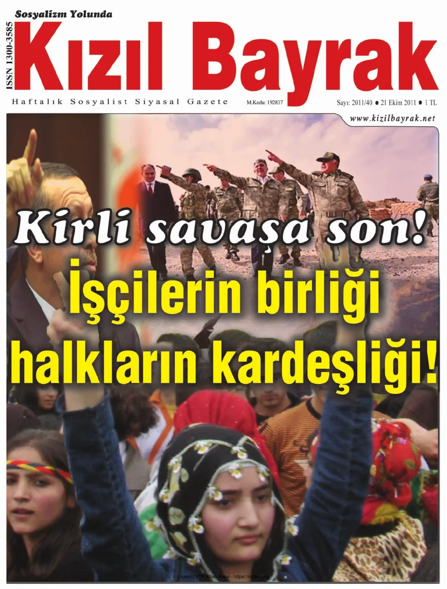 Kızılbayrak 2011 Sayı 40 21 Ekim kapak görseli