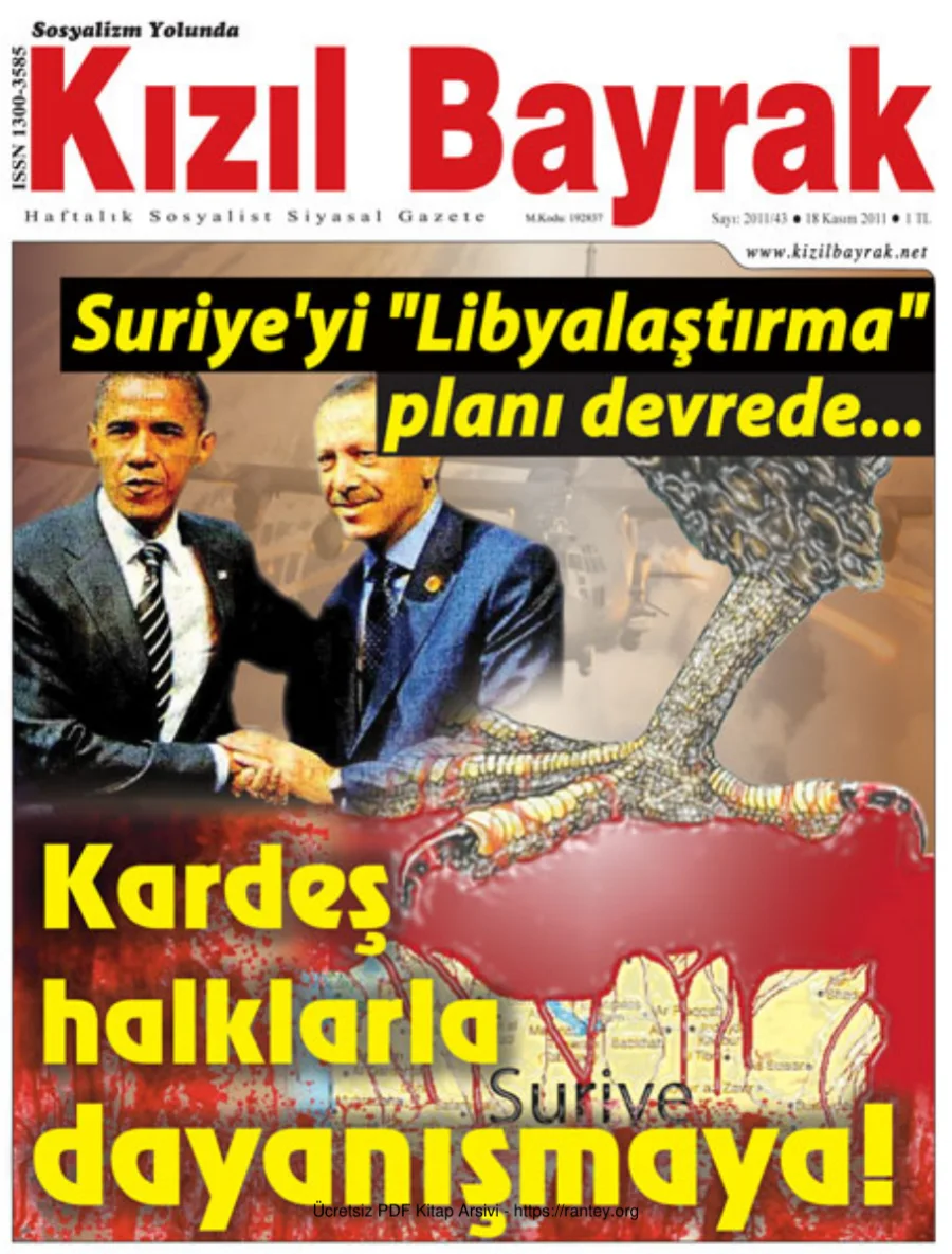 Kızılbayrak 2011 Sayı 43 18 Kasım kapak görseli