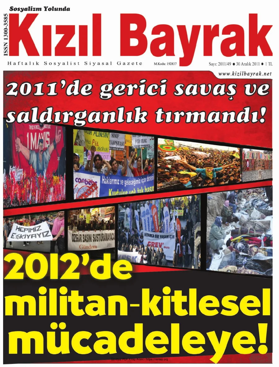 Kızılbayrak 2011 Sayı 49 30 Aralık kapak görseli