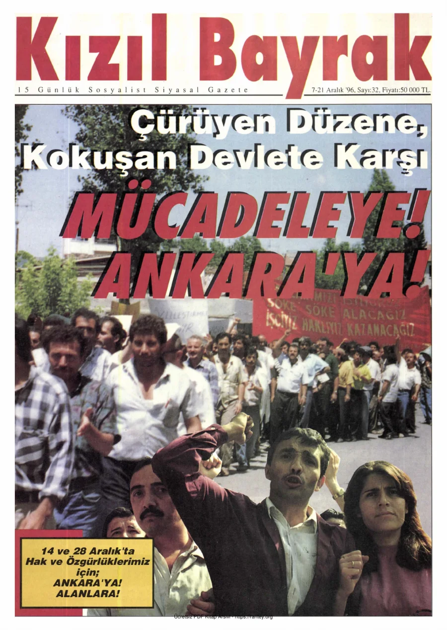Kızılbayrak Yıl 1996 Sayı 17 7 21 Aralık kapak görseli