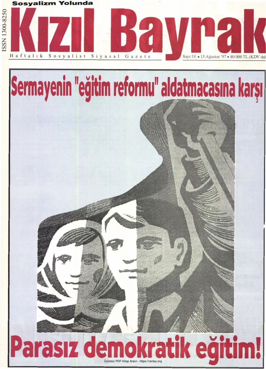 Kızılbayrak Yıl 1997 Sayı 22 15 Ağustos kapak görseli
