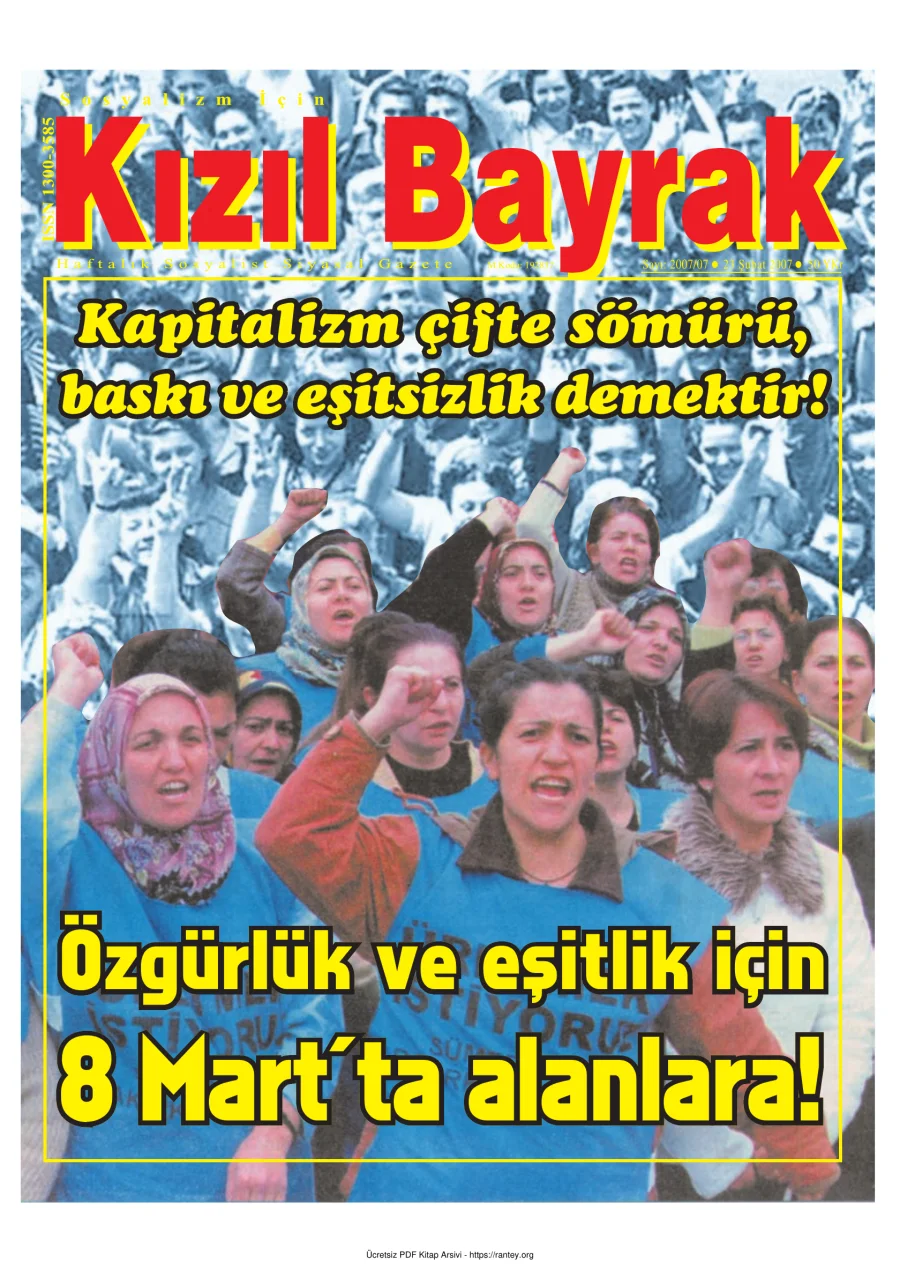 Kızılbayrak Yıl 2007 Sayı 07 23 Şubat kapak görseli