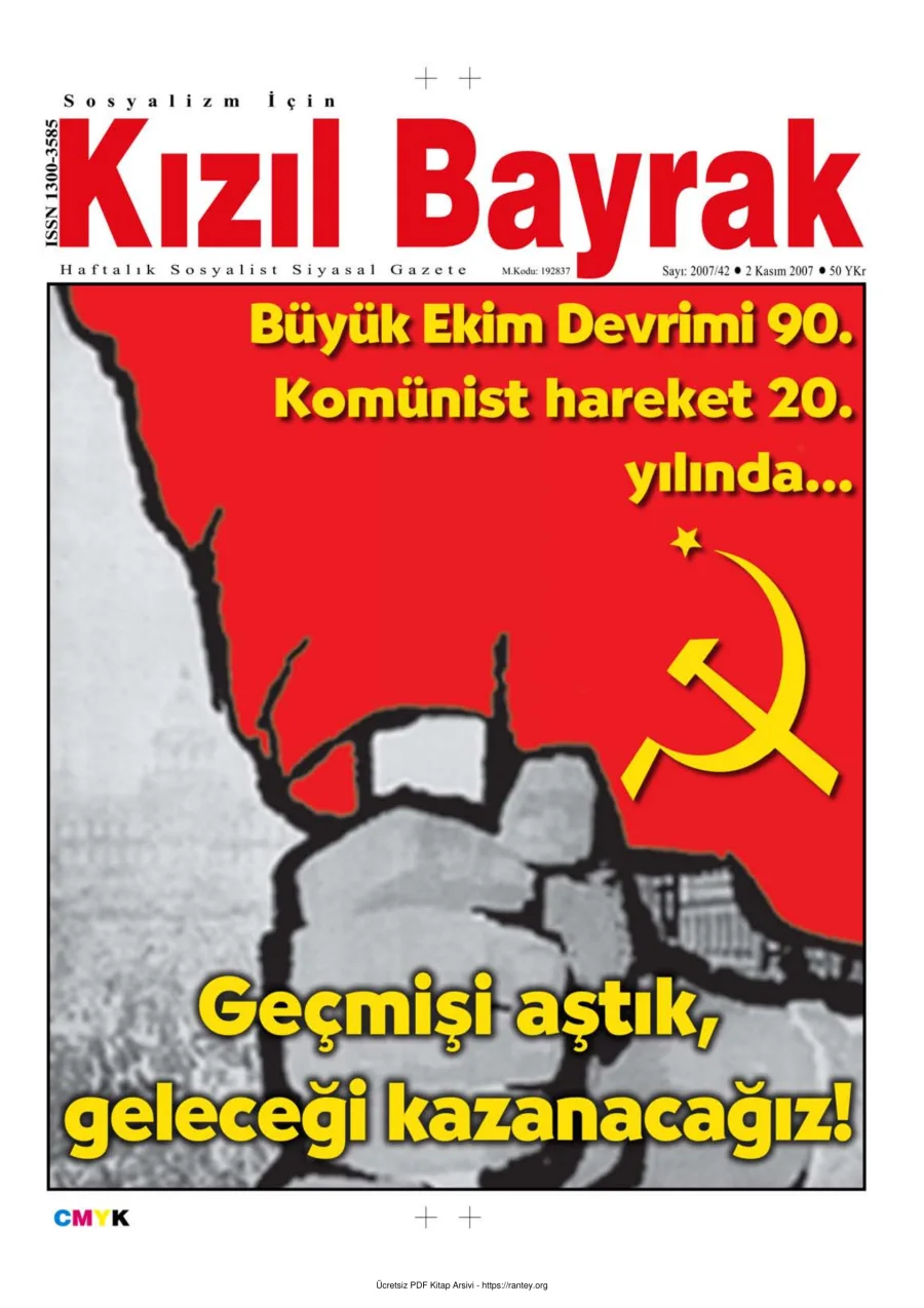 Kızılbayrak Yıl 2007 Sayı 42 02 Kasım kapak görseli