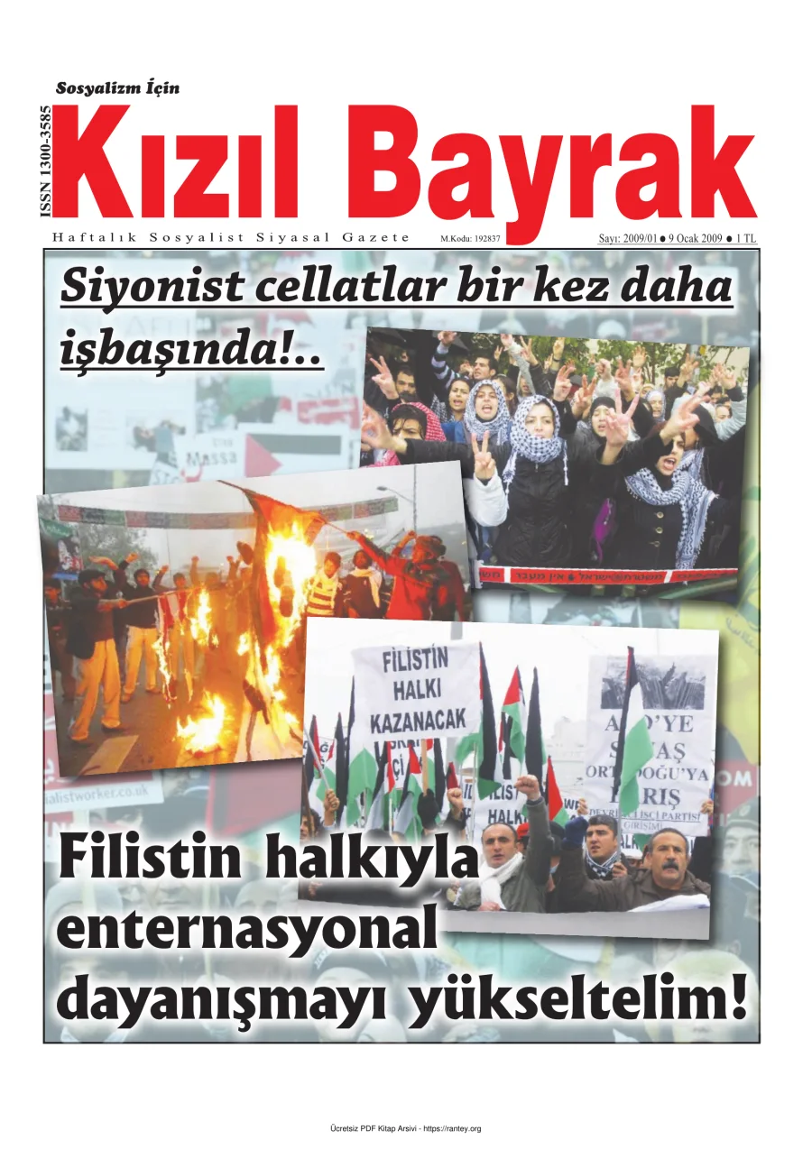 Kızılbayrak Yıl 2009 Sayı 01 09 Ocak kapak görseli