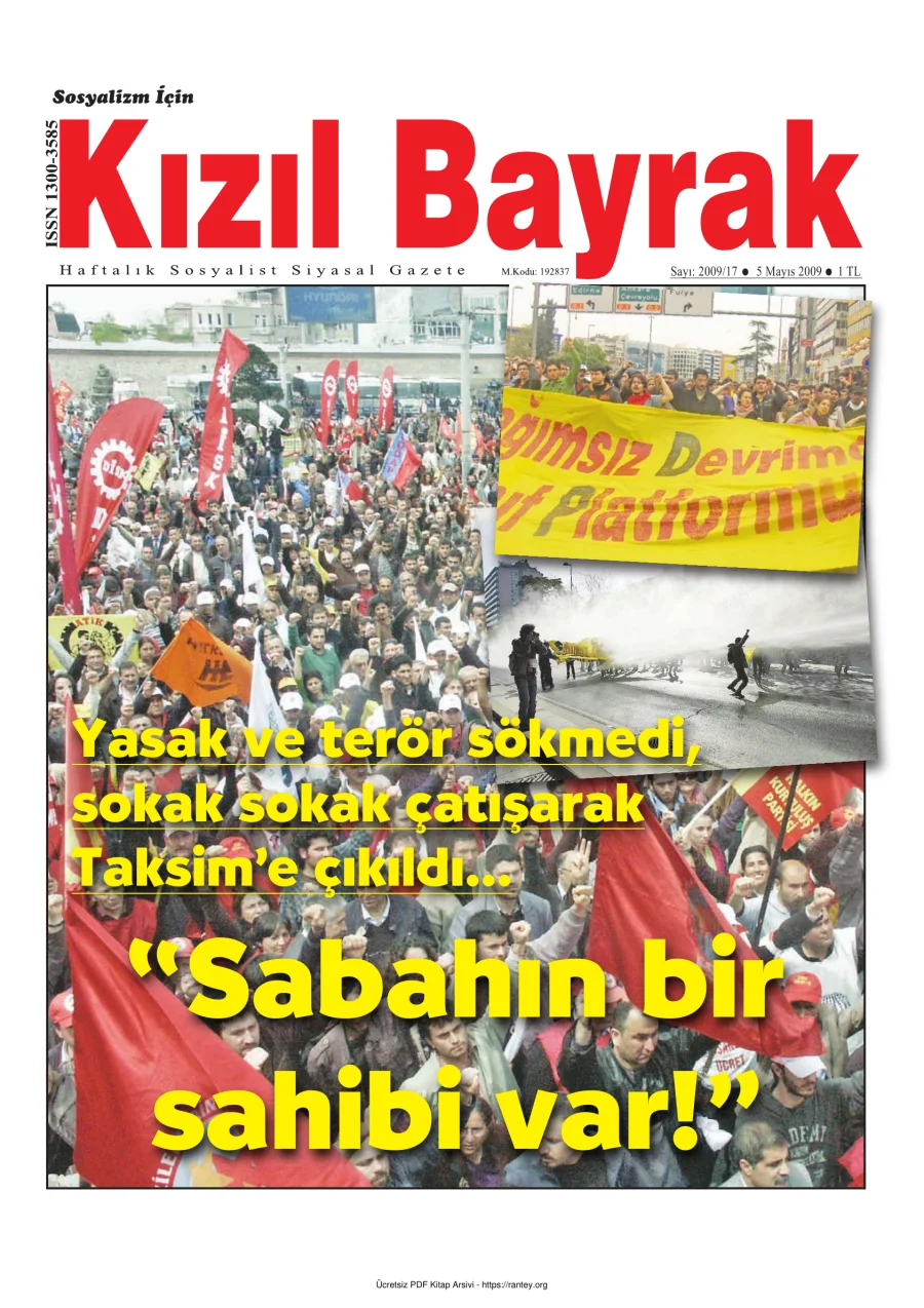 Kızılbayrak Yıl 2009 Sayı 17 05 Mayıs kapak görseli