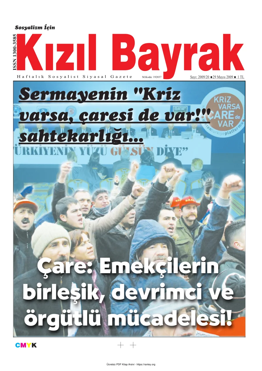 Kızılbayrak Yıl 2009 Sayı 20 29 Mayıs kapak görseli