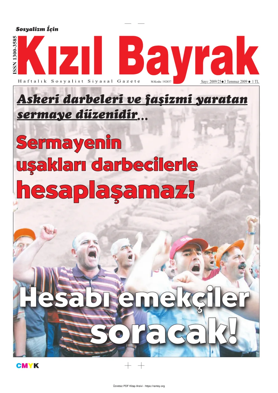 Kızılbayrak Yıl 2009 Sayı 25 03 Temmuz kapak görseli