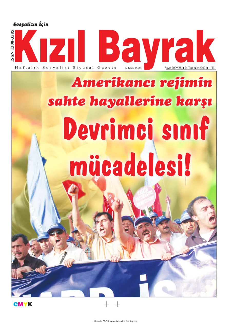 Kızılbayrak Yıl 2009 Sayı 28 24 Temmuz kapak görseli