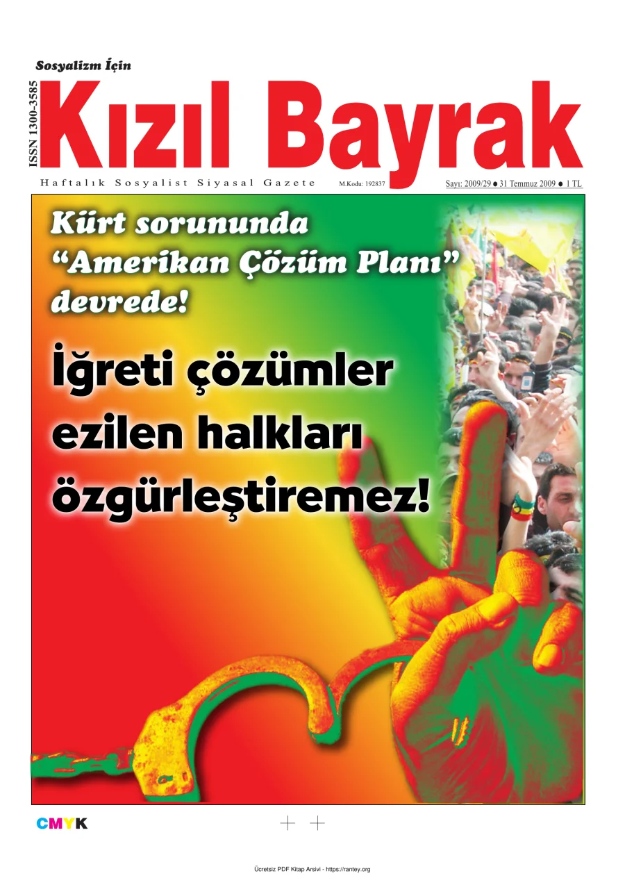 Kızılbayrak Yıl 2009 Sayı 29 31 Temmuz kapak görseli