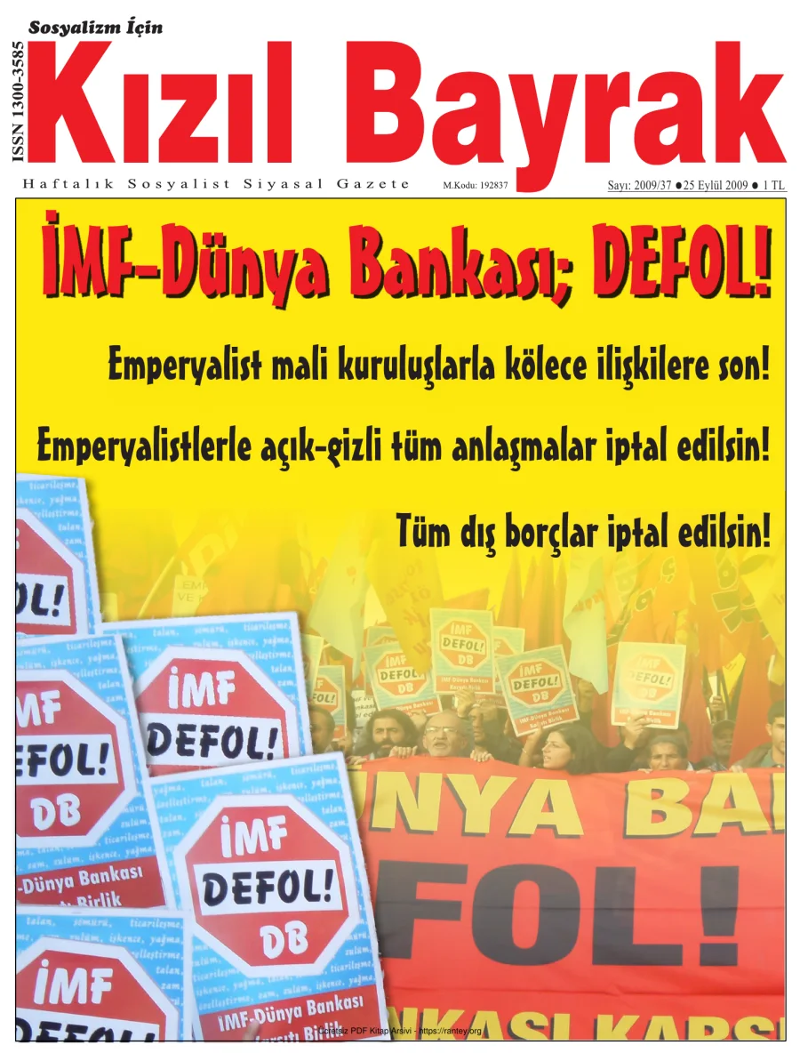 Kızılbayrak Yıl 2009 Sayı 37 25 Eylül kapak görseli