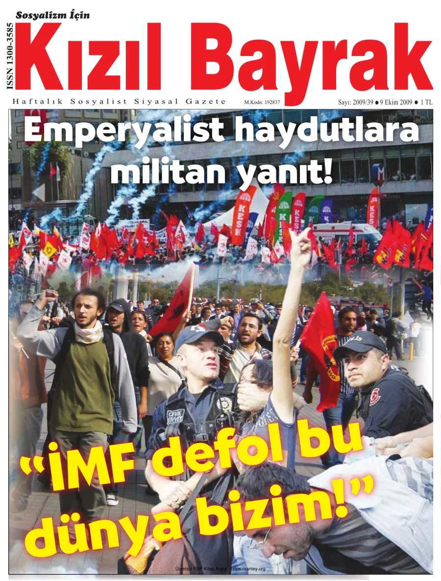 Kızılbayrak Yıl 2009 Sayı 39 09 Ekim kapak görseli