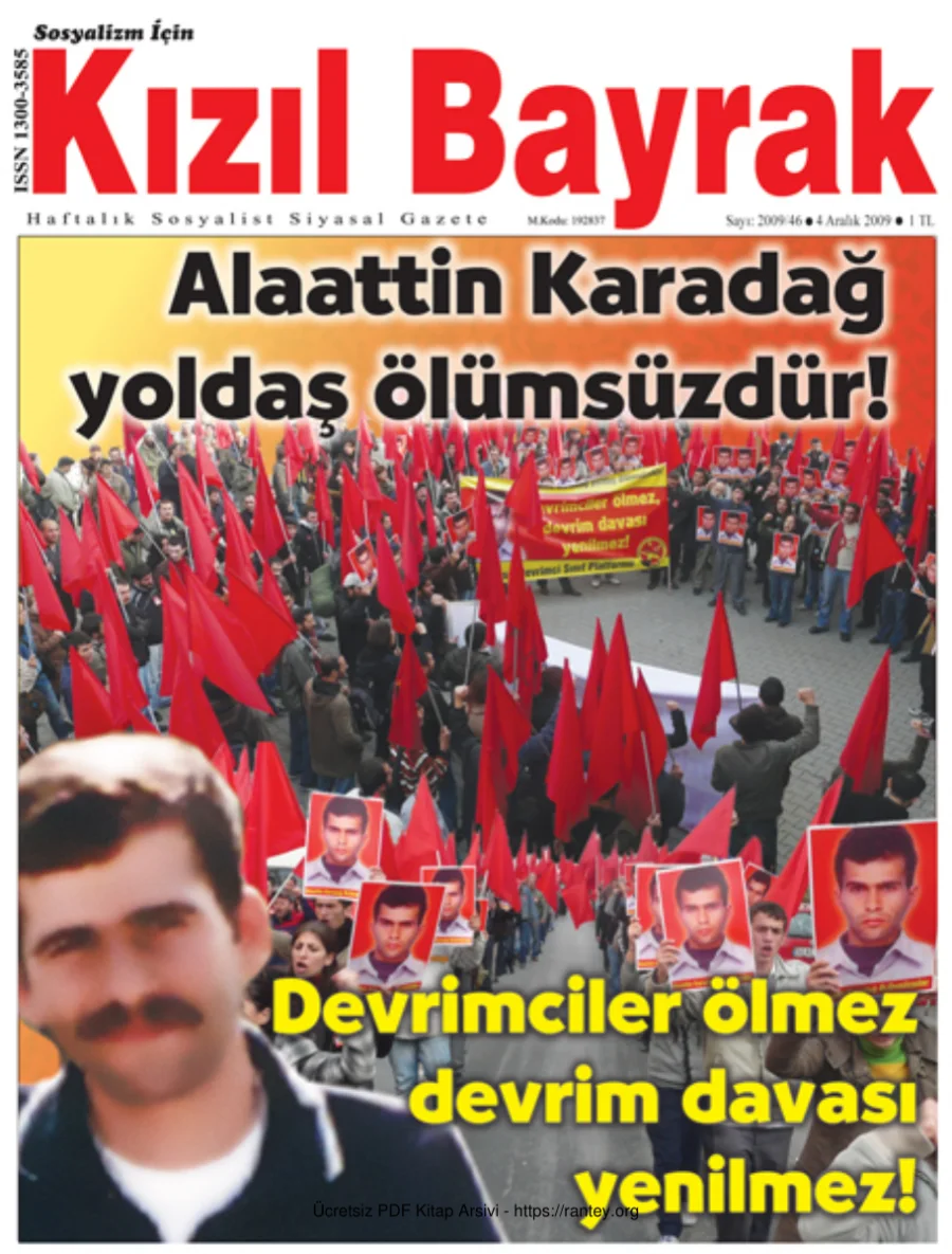 Kızılbayrak Yıl 2009 Sayı 46 04 Aralık kapak görseli