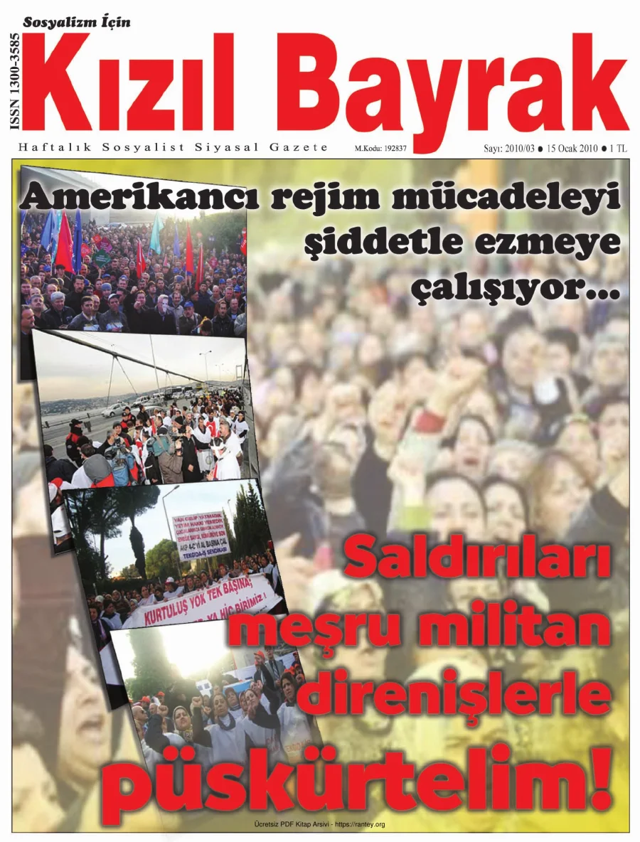 Kızılbayrak Yıl 2010 Sayı 03 15 Ocak kapak görseli