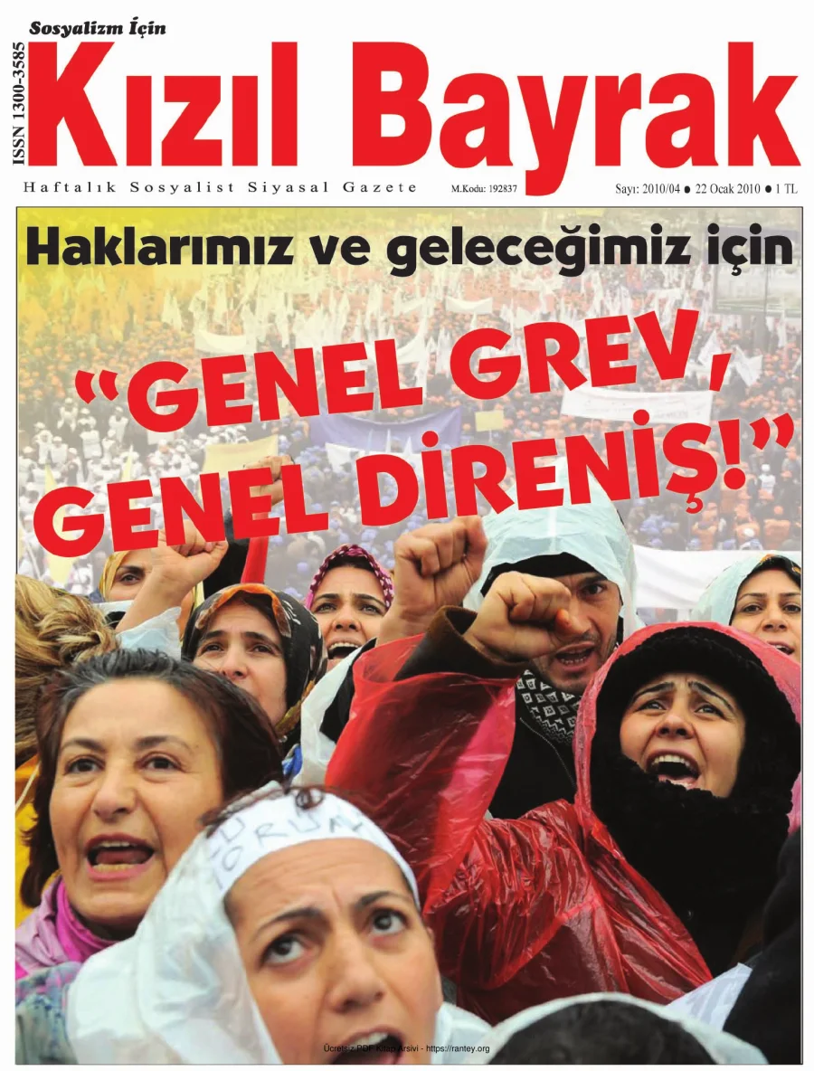 Kızılbayrak Yıl 2010 Sayı 04 22 Ocak kapak görseli