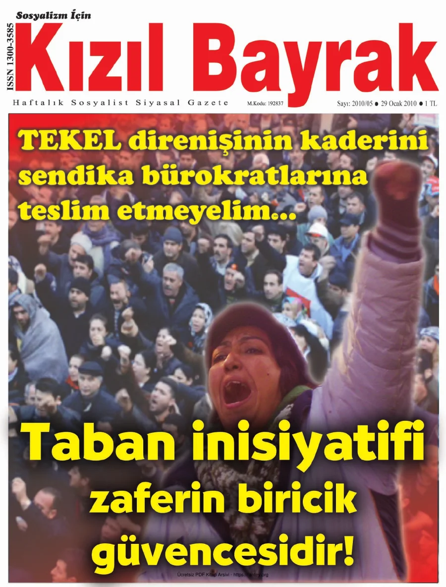 Kızılbayrak Yıl 2010 Sayı 05 29 Ocak kapak görseli