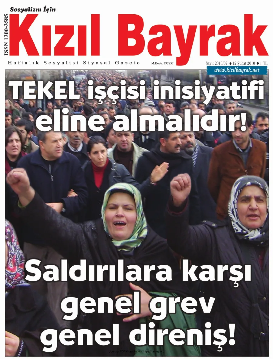 Kızılbayrak Yıl 2010 Sayı 07 12 Şubat kapak görseli