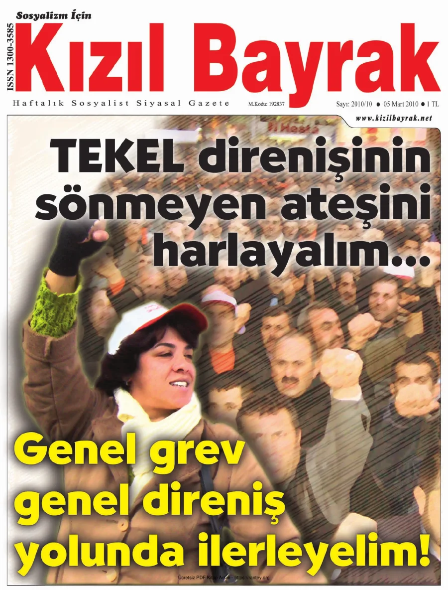 Kızılbayrak Yıl 2010 Sayı 10 05 Mart kapak görseli
