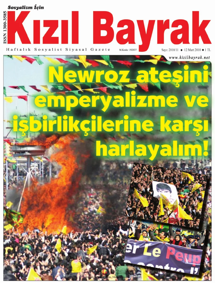 Kızılbayrak Yıl 2010 Sayı 11 12 Mart kapak görseli